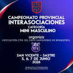 Se viene el Interasociaciones Provincial de Mini Basquet
