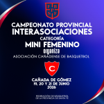 La Cañadense otra vez sede de un Interasociaciones : Mini Femenino
